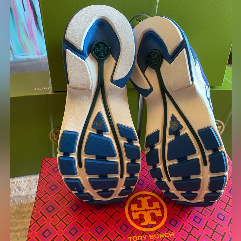 TORY BURCH GOOD LUCK TRAINER SNEACKER - Picture 8 of 9